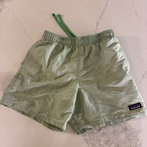 Patagonia Kids Baggies Shorts Green Sz Medium